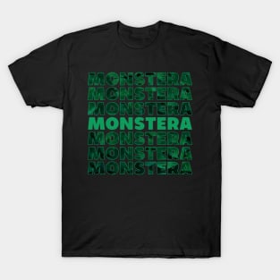 Modern Monstera Design T-Shirt